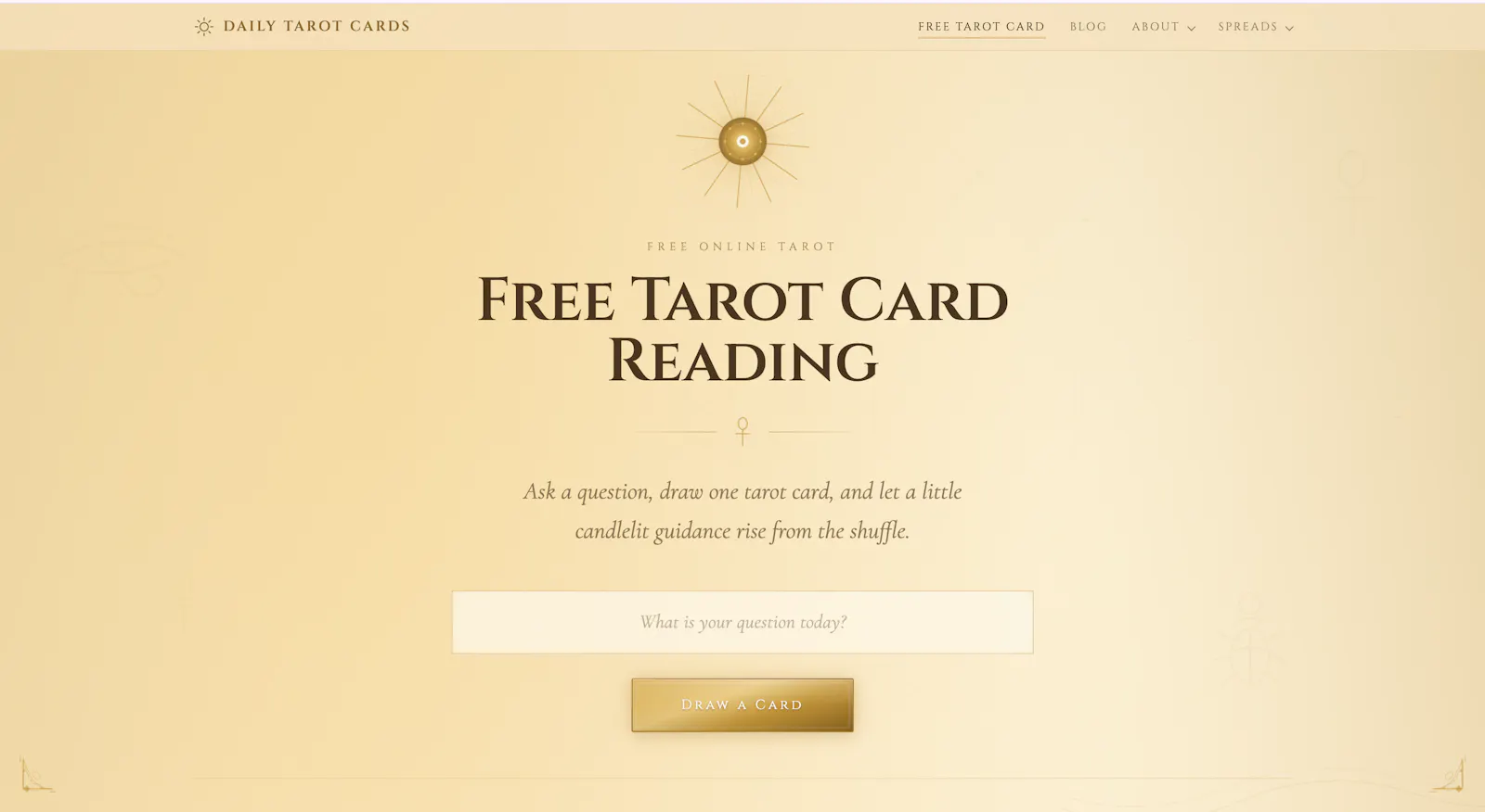 Daily Tarot Cards screenshot 1