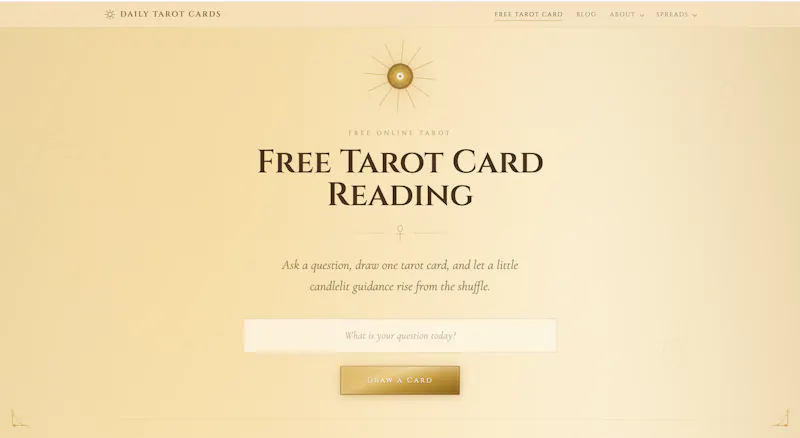 Daily Tarot Cards screenshot 1