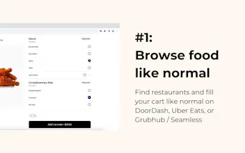 Mealmole (Chrome Extension) gallery image