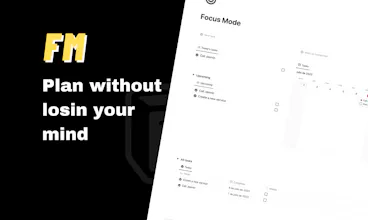 Notion Focus Mode gallery image