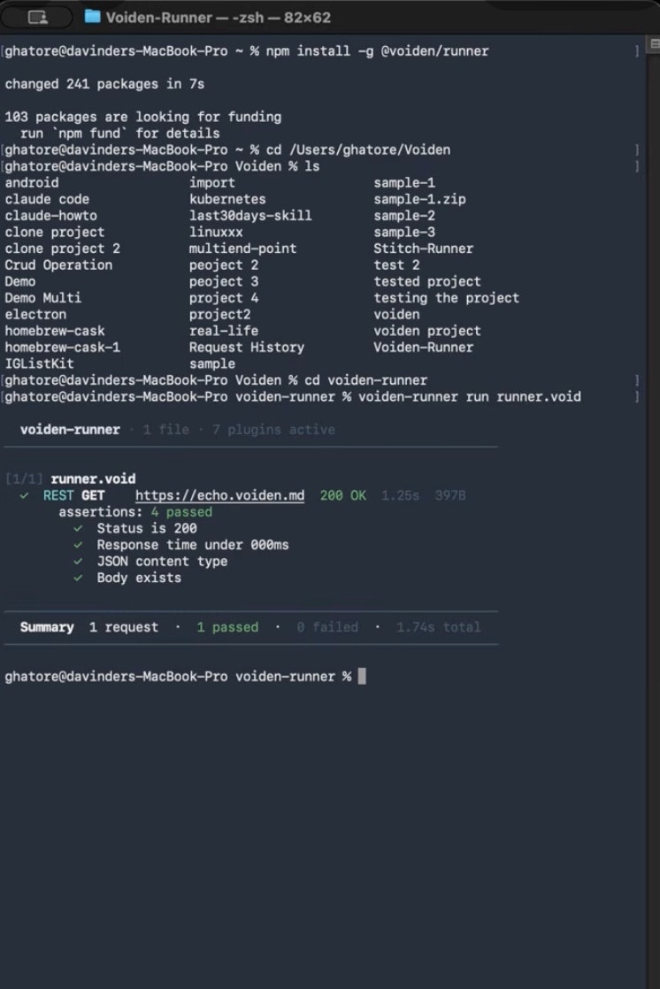 Voiden : API Work - Done Better gallery image