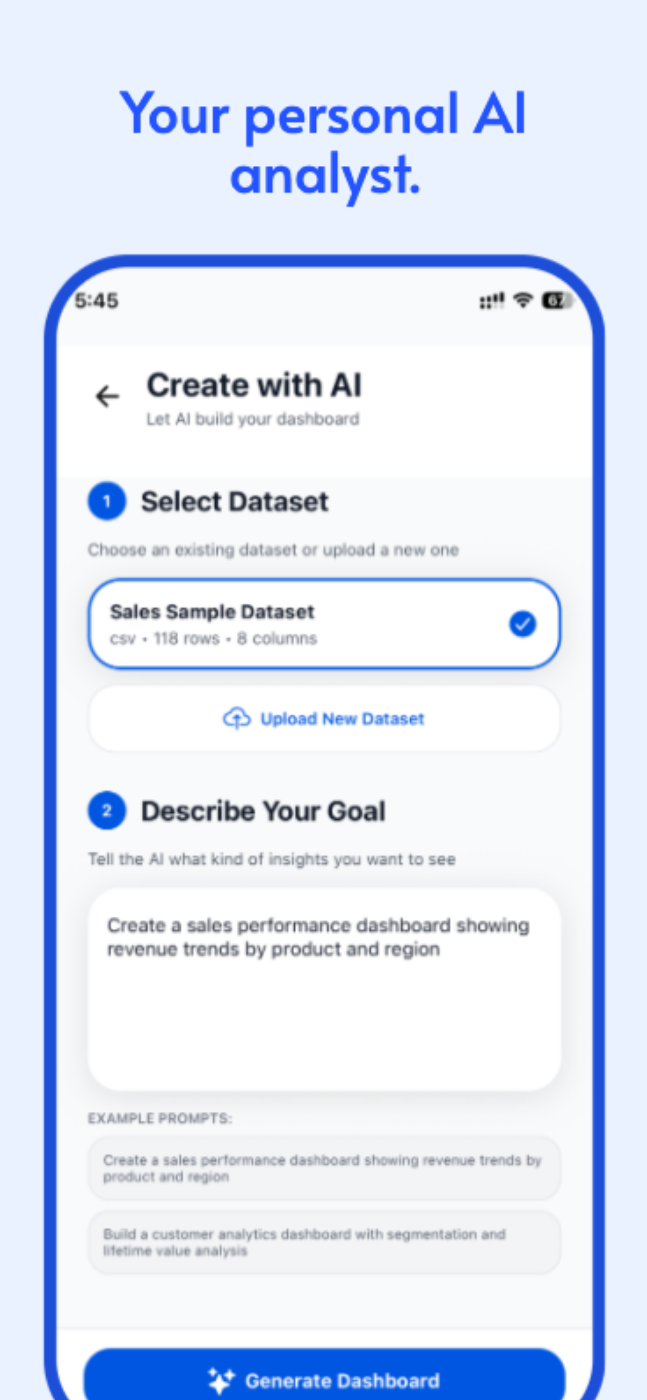 Anywhere BI - Screenshot 5 showing product features and functionality