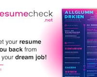 Resume Check media 2