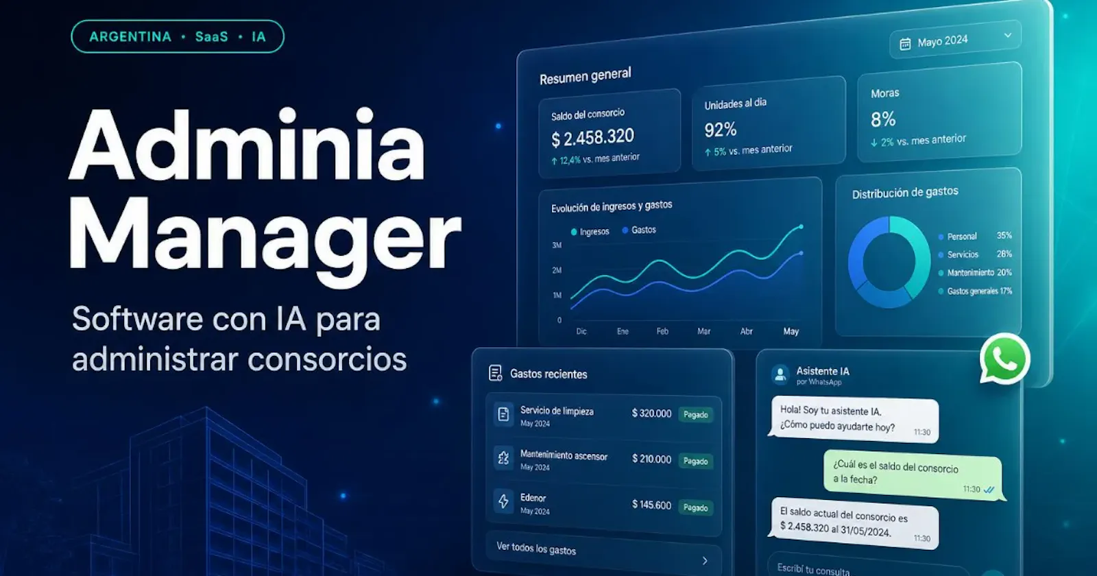 Adminia Manager screenshot 1