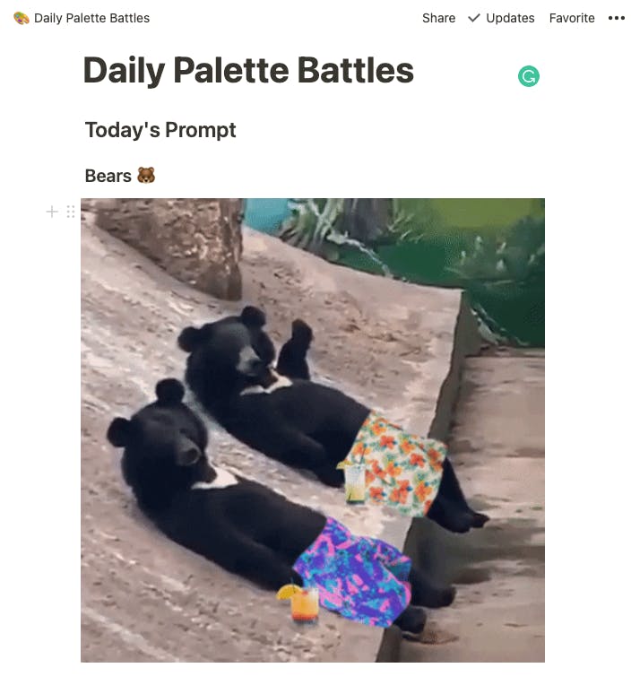 Daily Palette Battles media 1