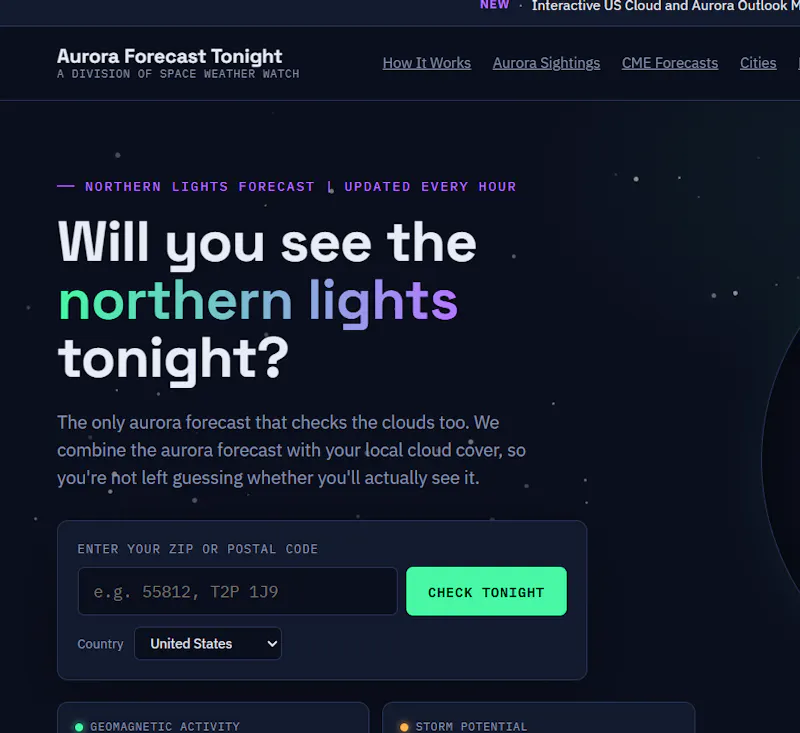 Aurora Forecast Tonight screenshot 1