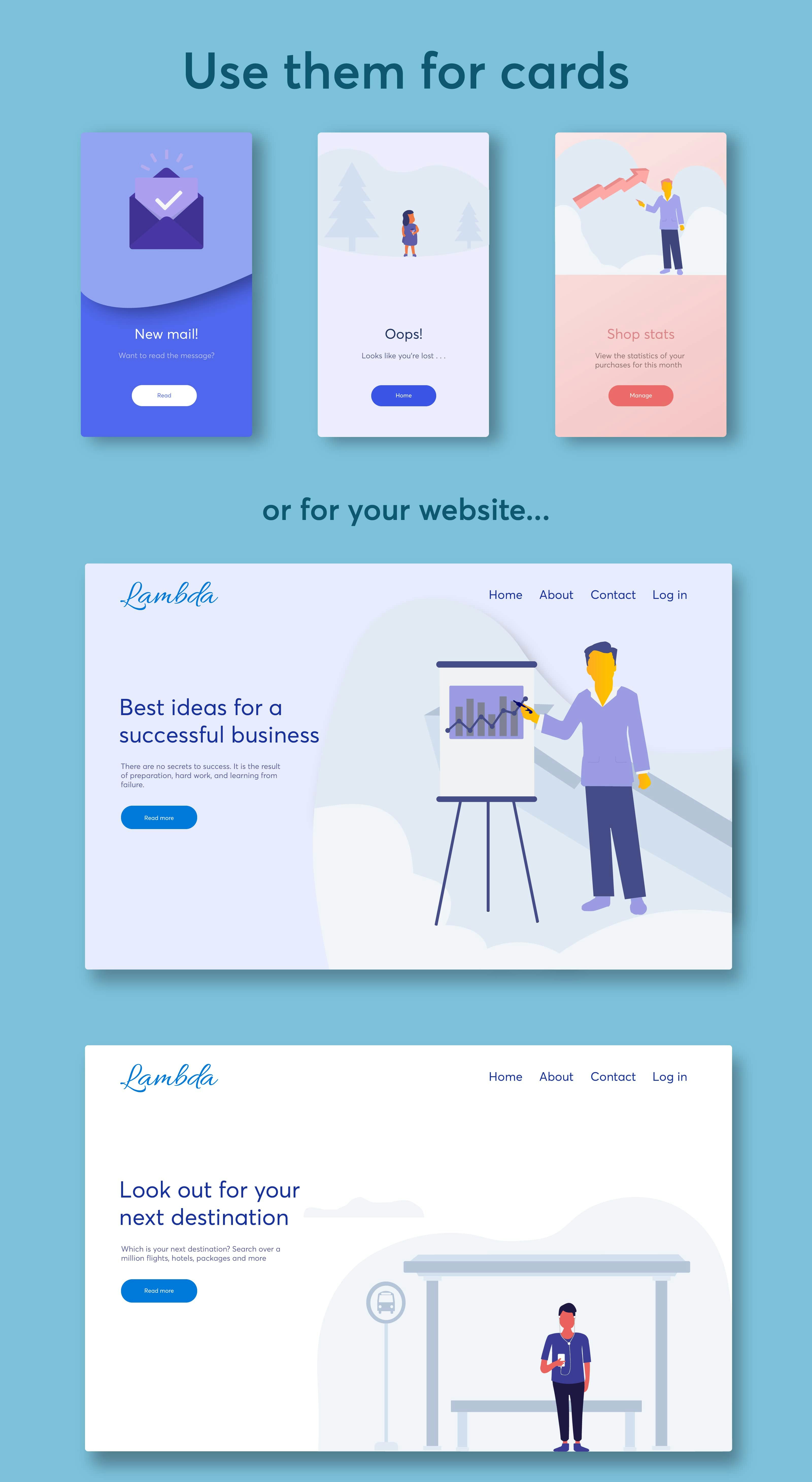 Awesome Illustrations ! Free Flat Illustrations gallery image