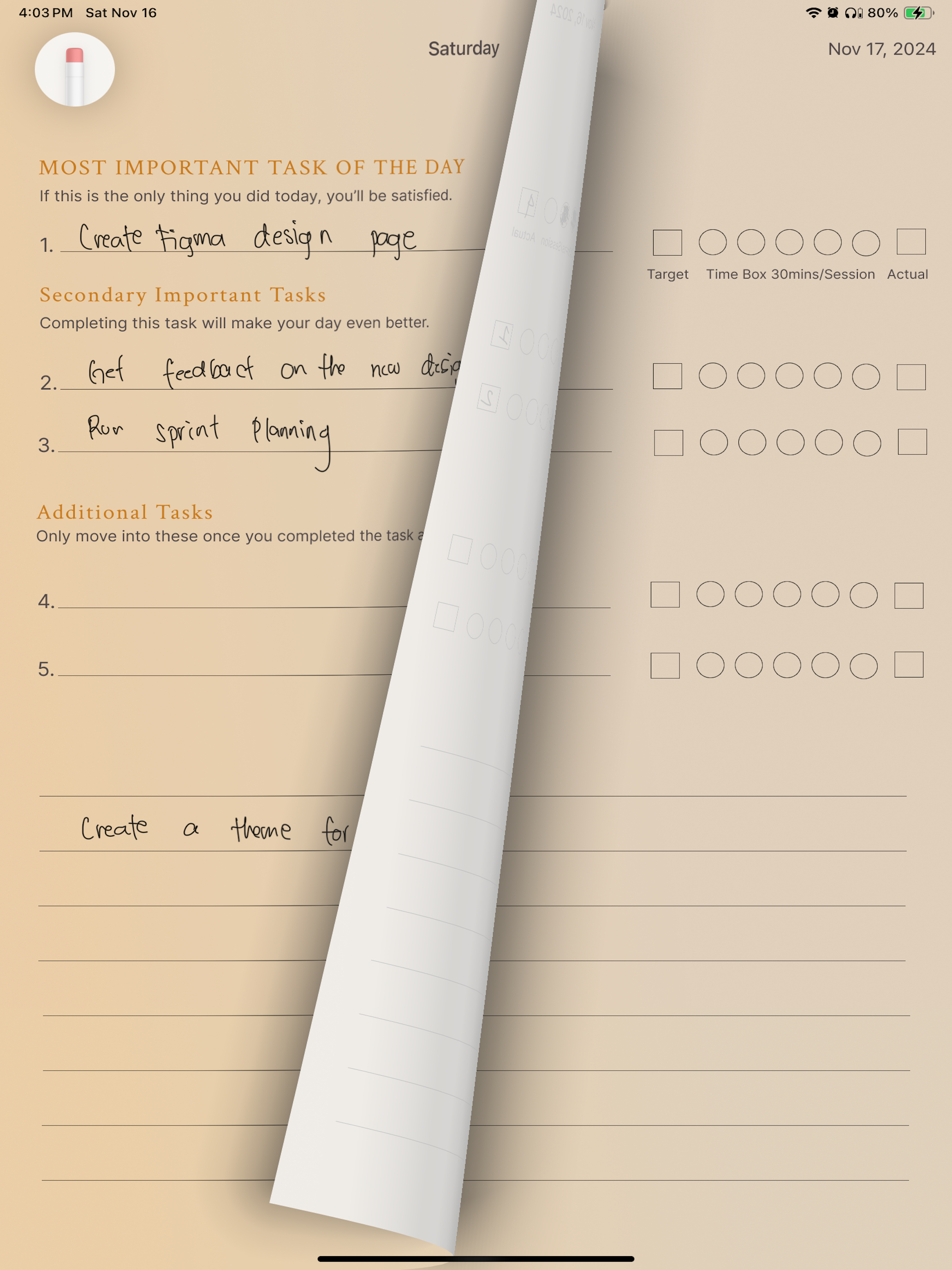 Oasis planner gallery image