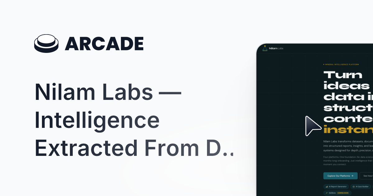Nilam Labs - Intelligence Platform gallery image