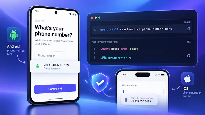 react-native-phone-number-hint screenshot 1