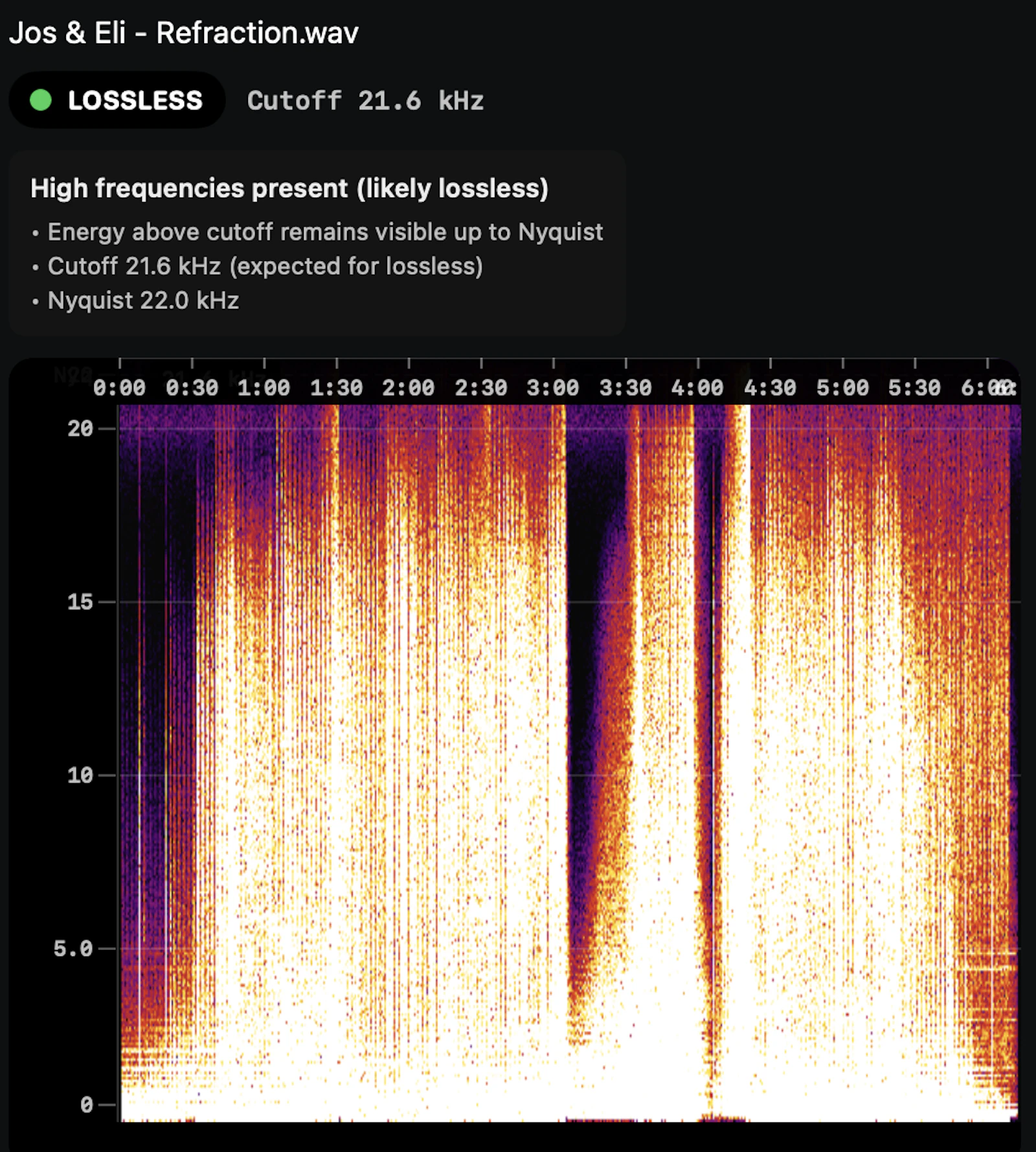 Spectro screenshot 5