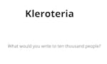 Kleroteria image
