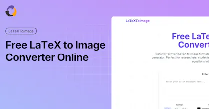 Free LaTeX to Image Converter gallery image