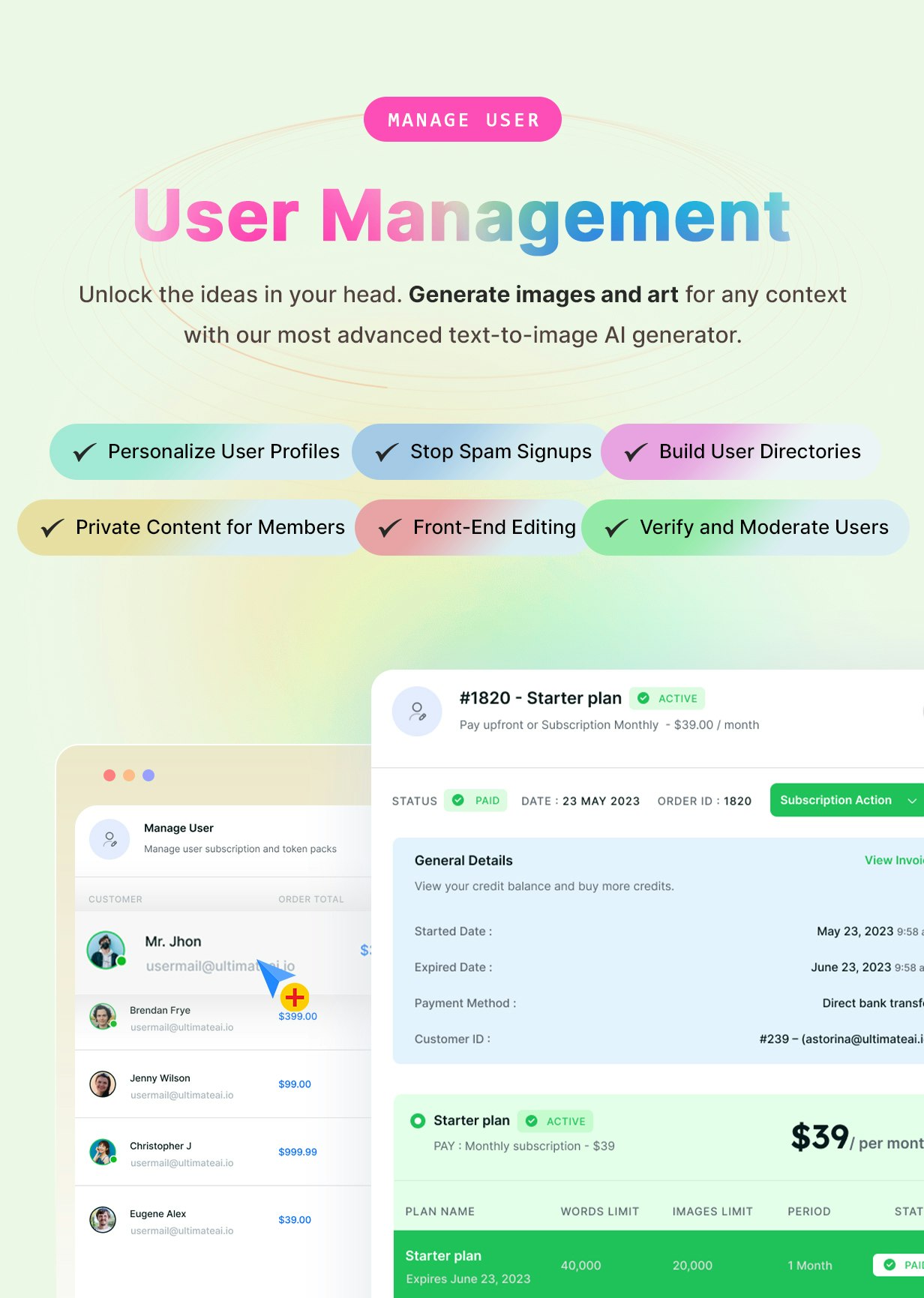 Ultimateai - AI içeriği, blog sihirbazı, chatbot, ses, resim ve daha fazlası medya 8