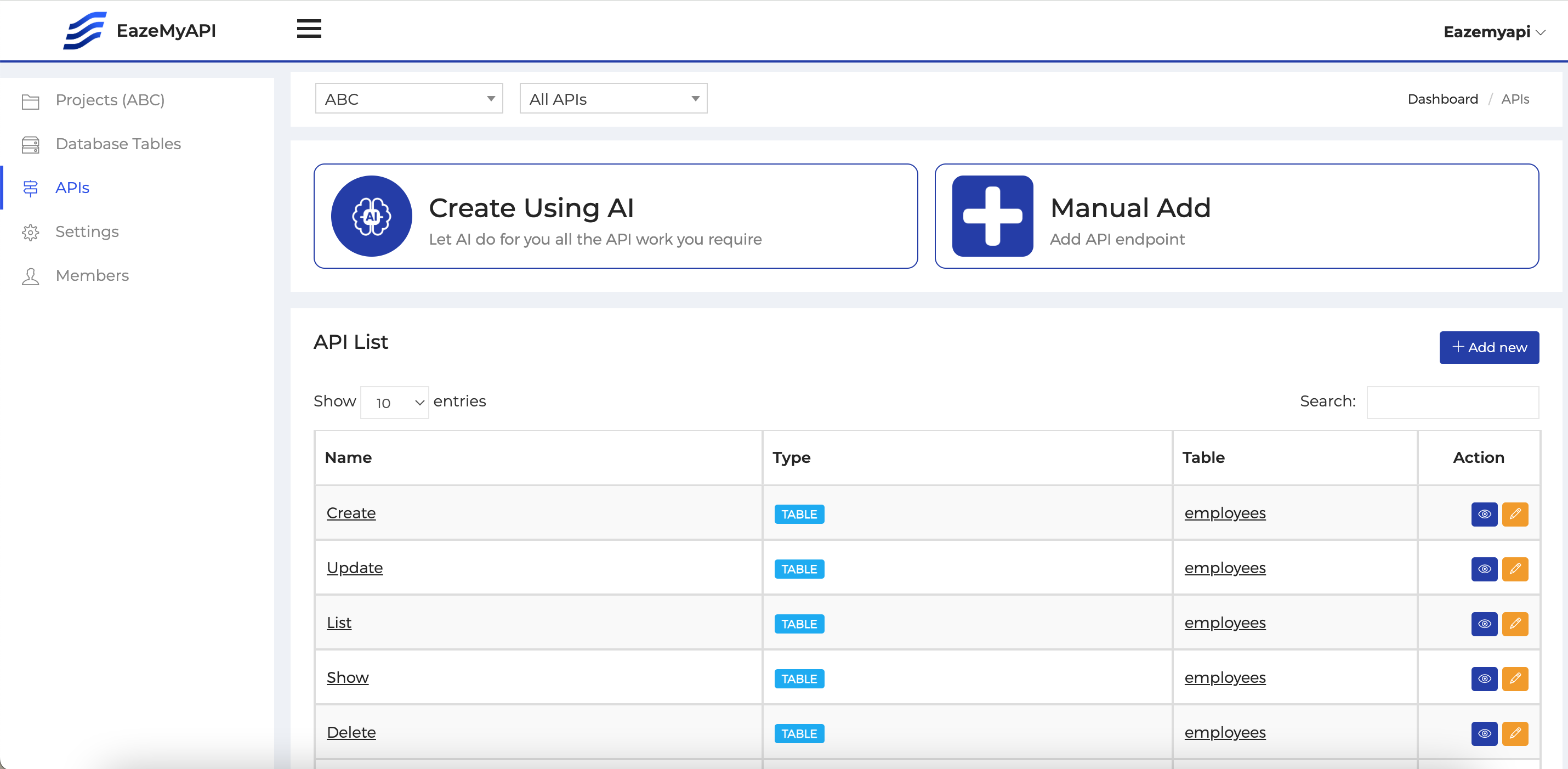 EazeMyAPI - Beta Version gallery image