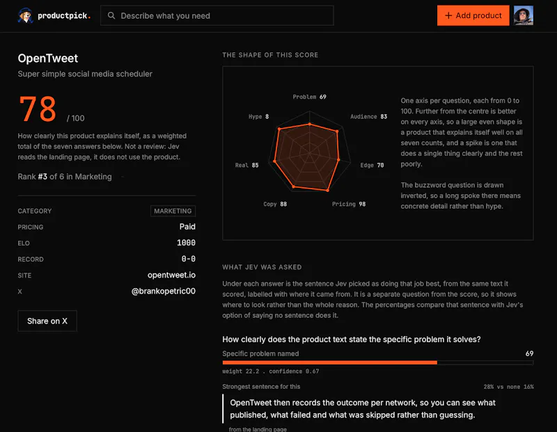 ProductPick screenshot 2