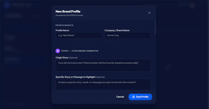 BrandVoice Pro screenshot 1