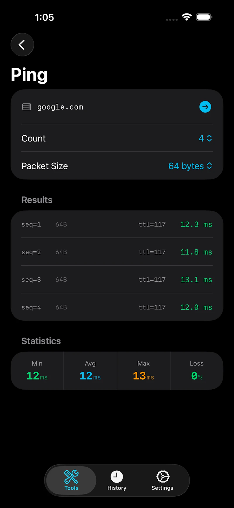 NetProbe screenshot 6
