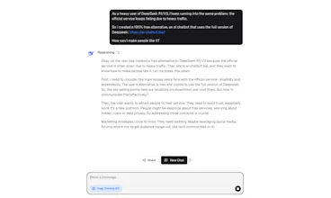 DeepSeek R1/V3: Free online chat gallery image