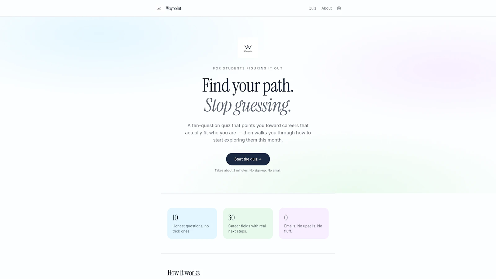 Waypoint — Find your path.  screenshot 1