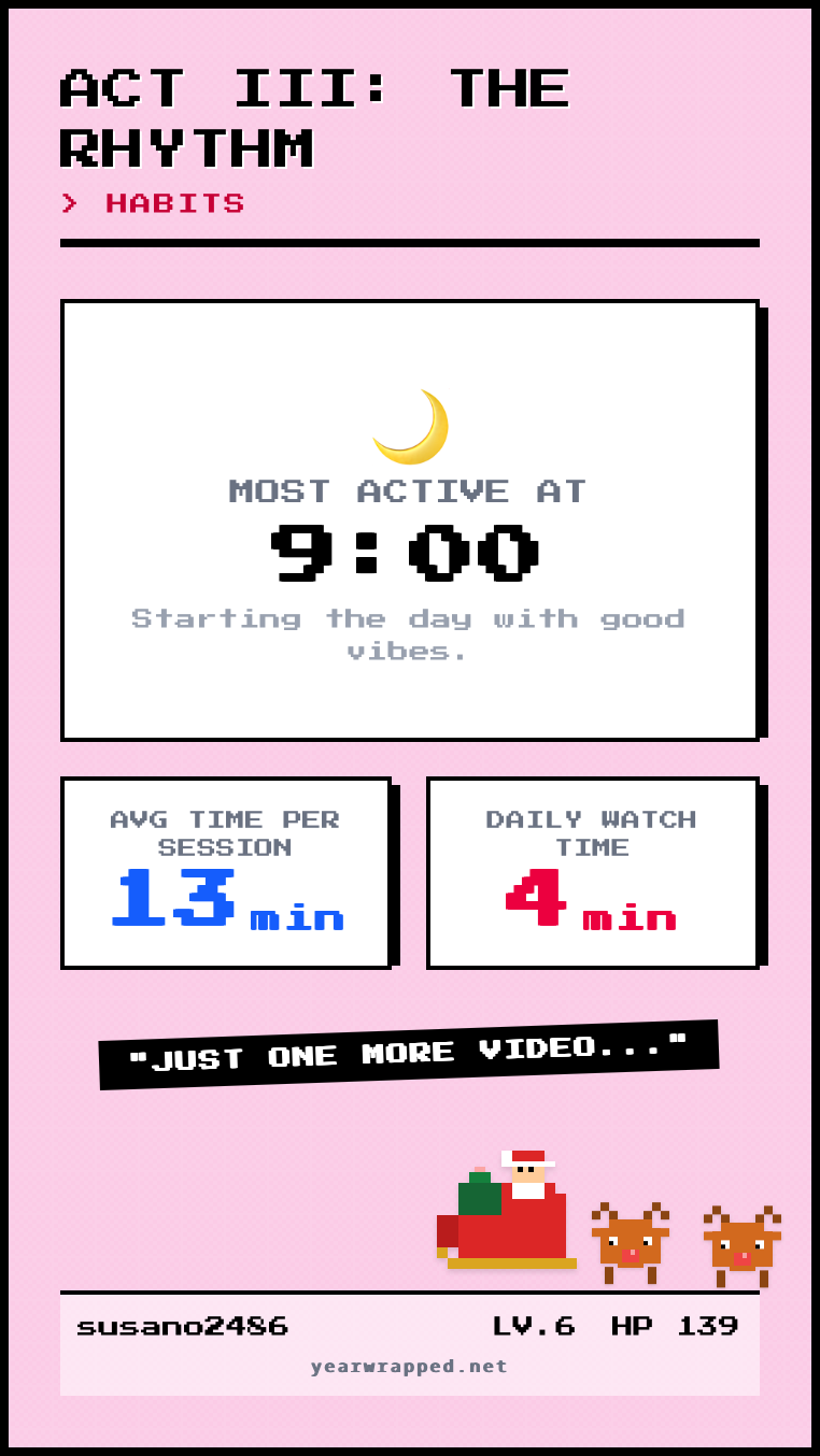 Year Wrapped - Screenshot 5 showing product features and functionality