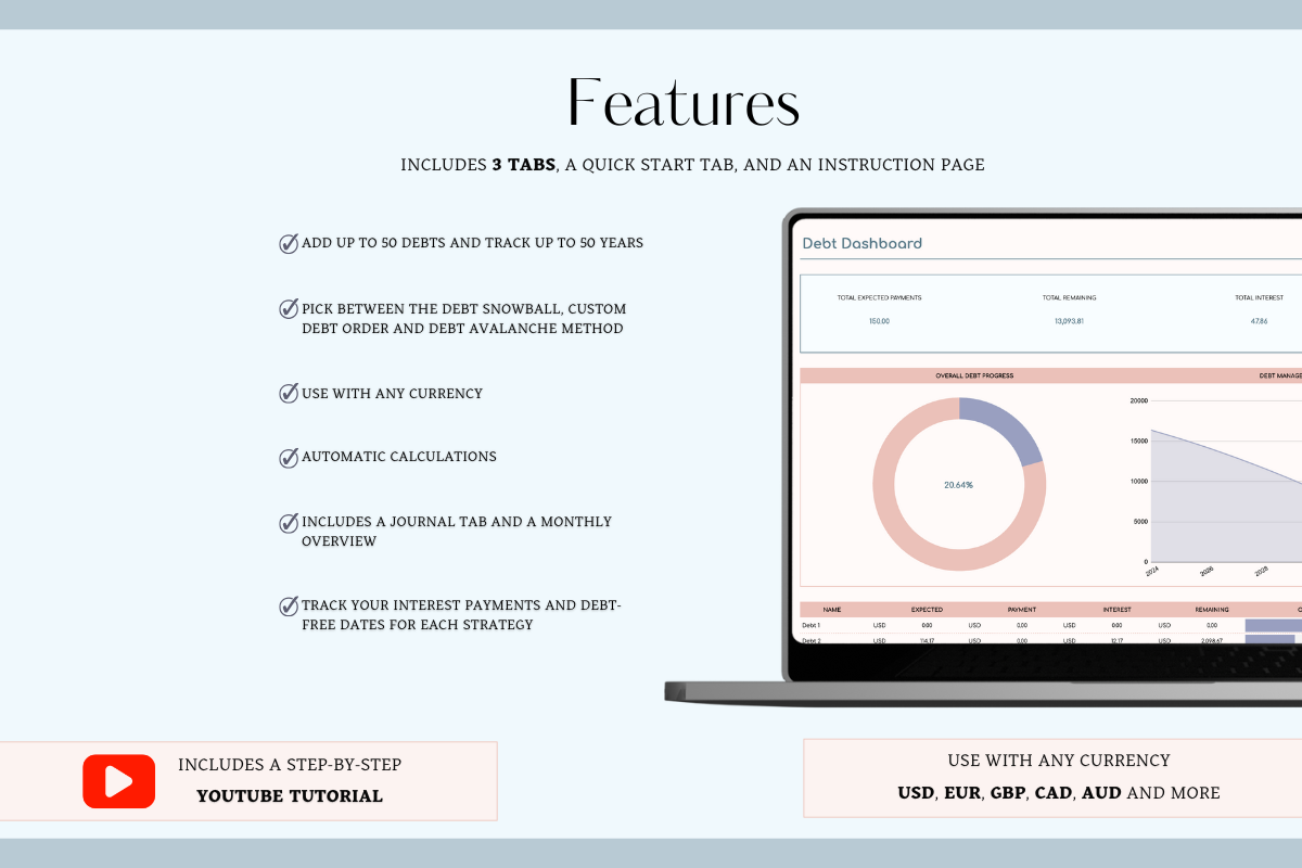 Debt Payoff Tracker Template Excel  media 2