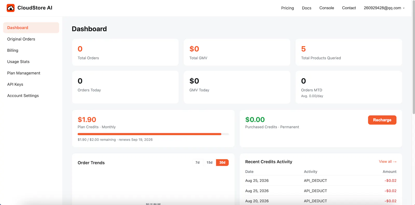 NubeStore CloudStore API screenshot 2