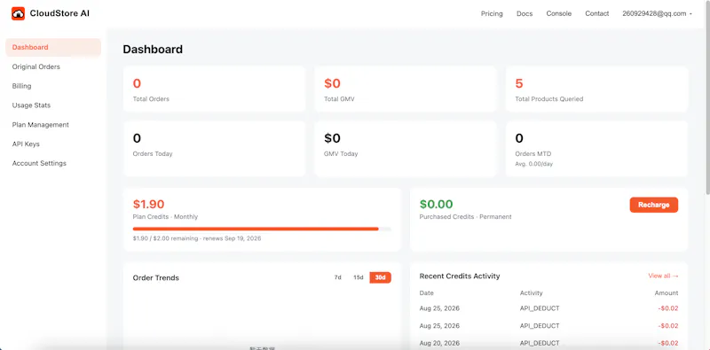 NubeStore CloudStore API screenshot 2
