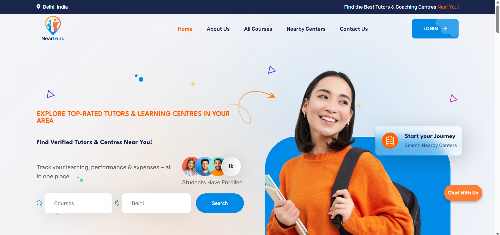 NearGuru - Main product screenshot demonstrating key features and user interface