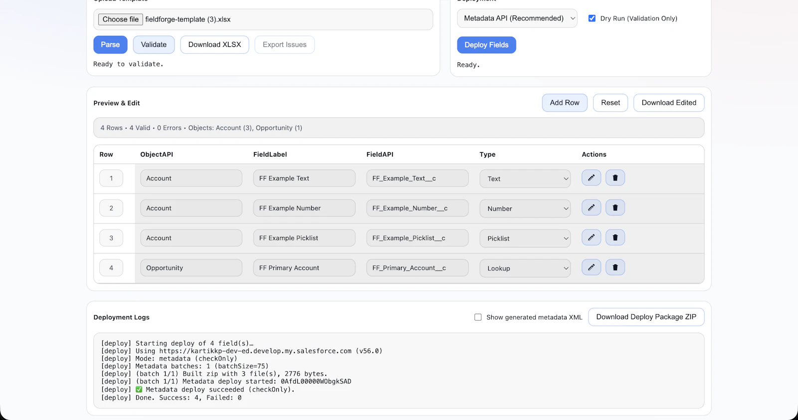 FieldForge for Salesforce screenshot 3