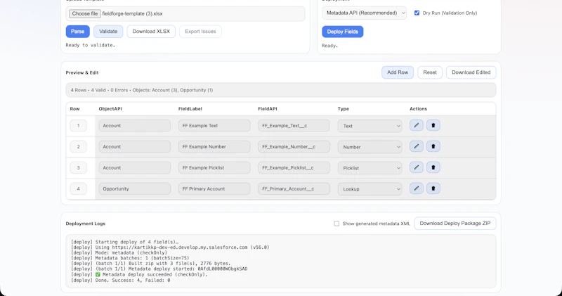 FieldForge for Salesforce screenshot 3
