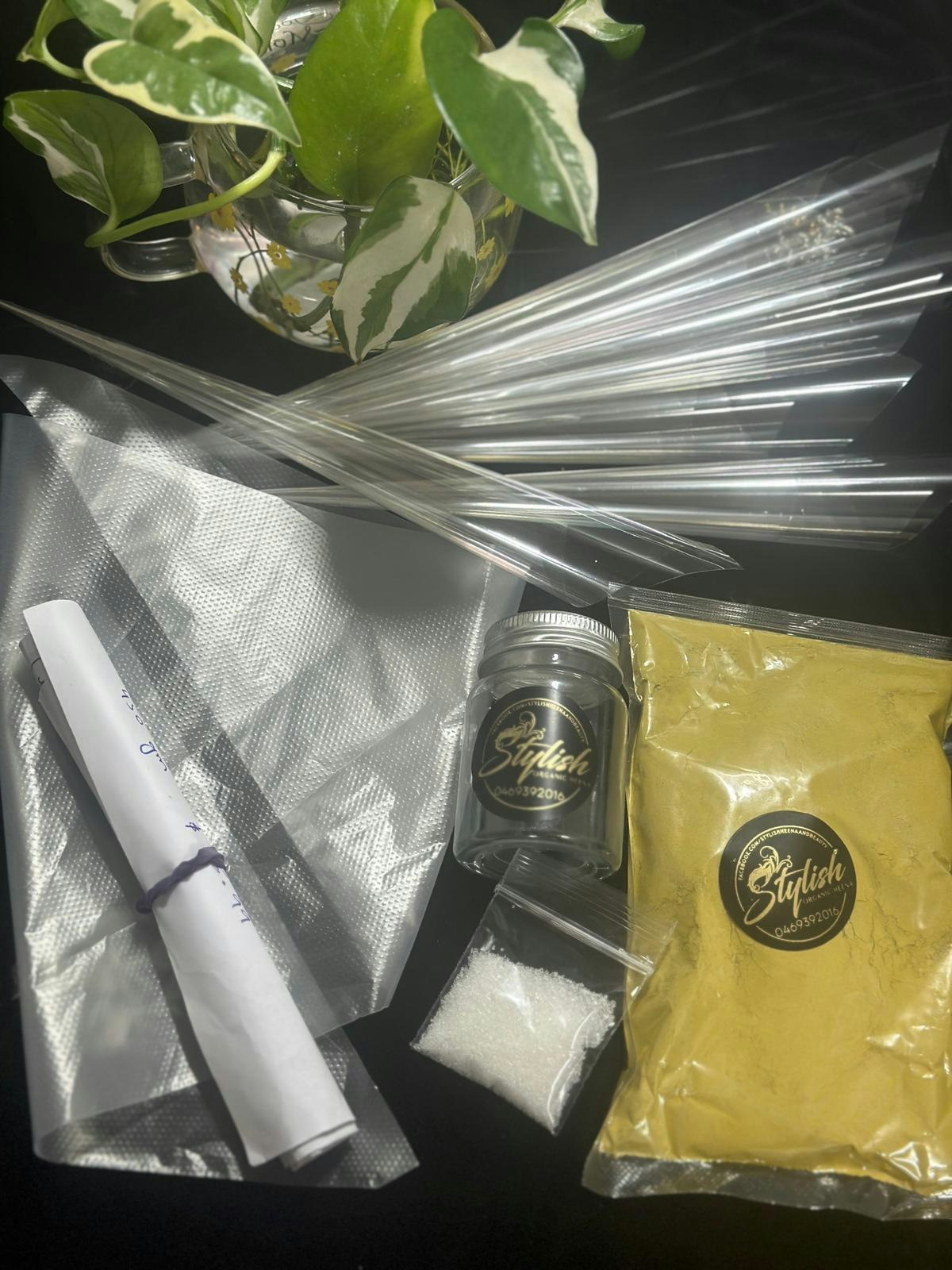 DIY Kına Kiti Küçük - Transfer Dövmeleri ile DIY Kına Kiti medya 1