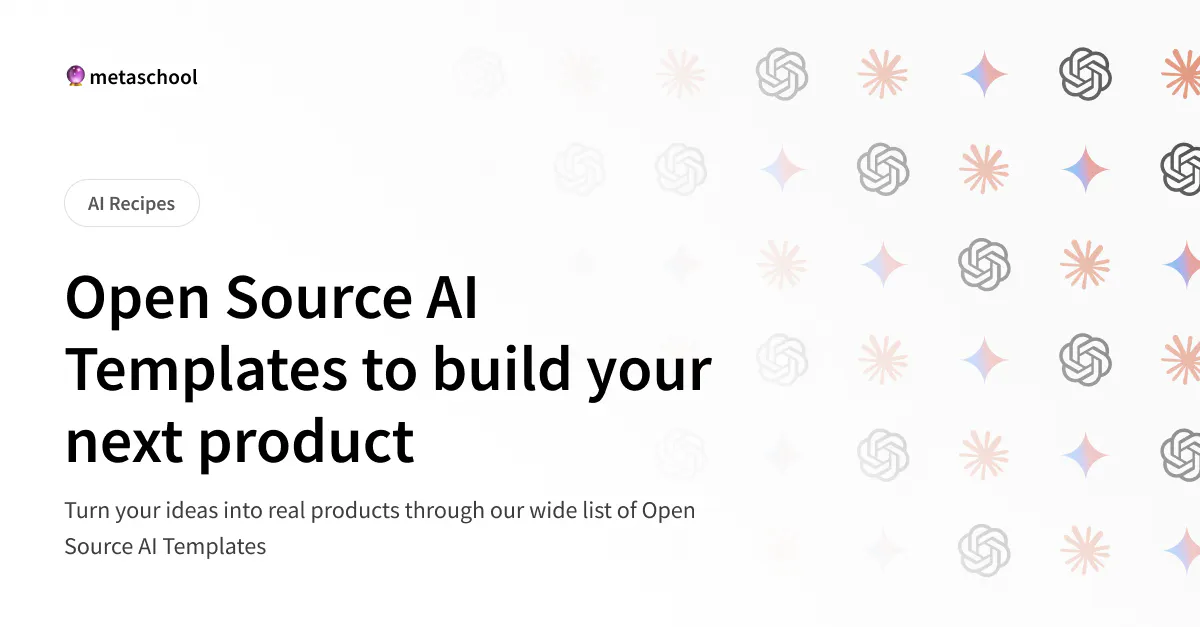 AI Templates by Metaschool