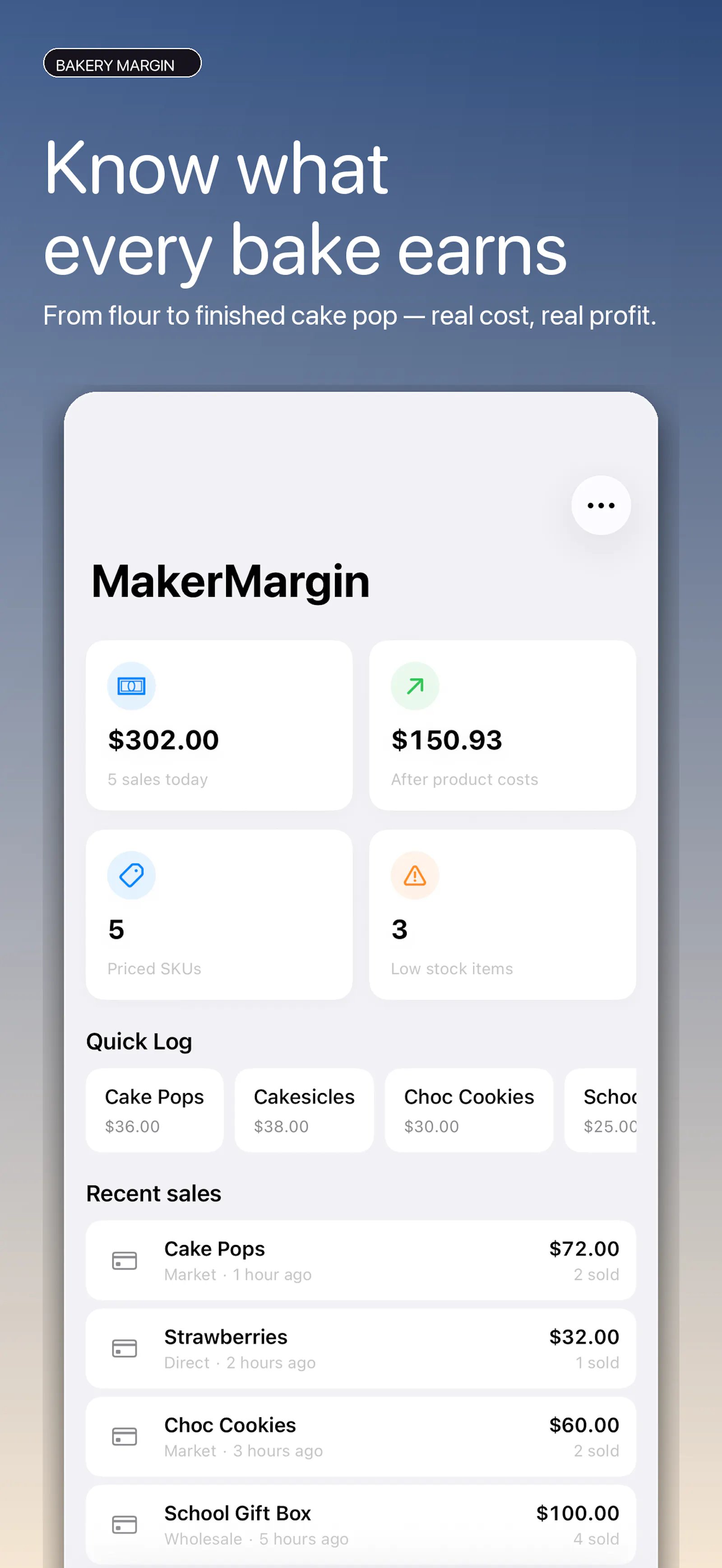 MakerMargin screenshot 1