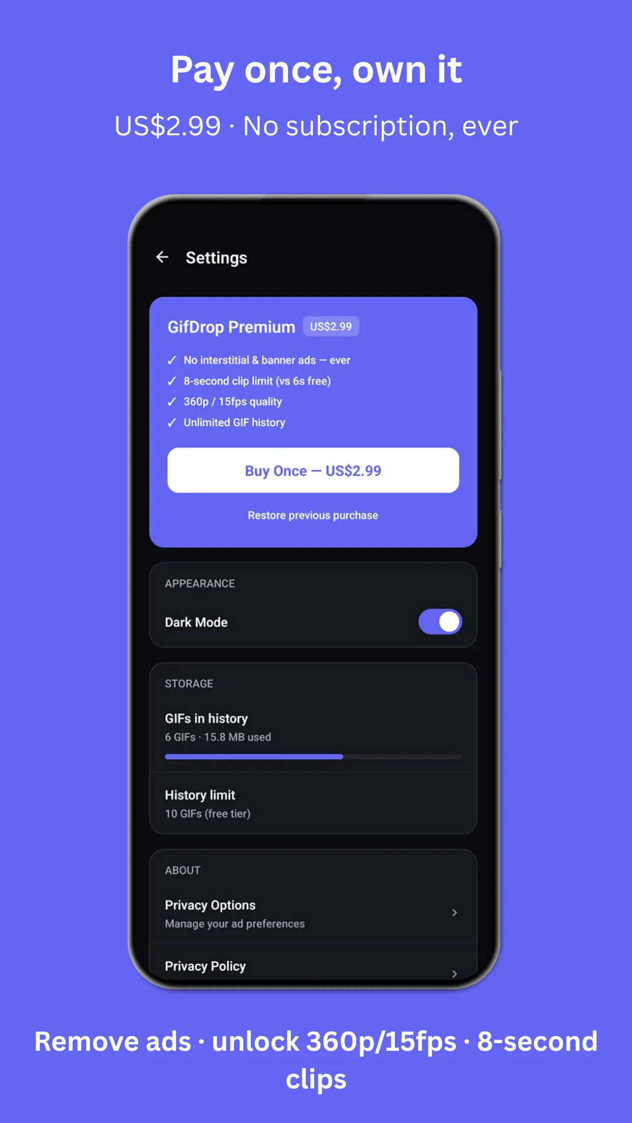 GifDrop: Video to GIF Maker gallery image