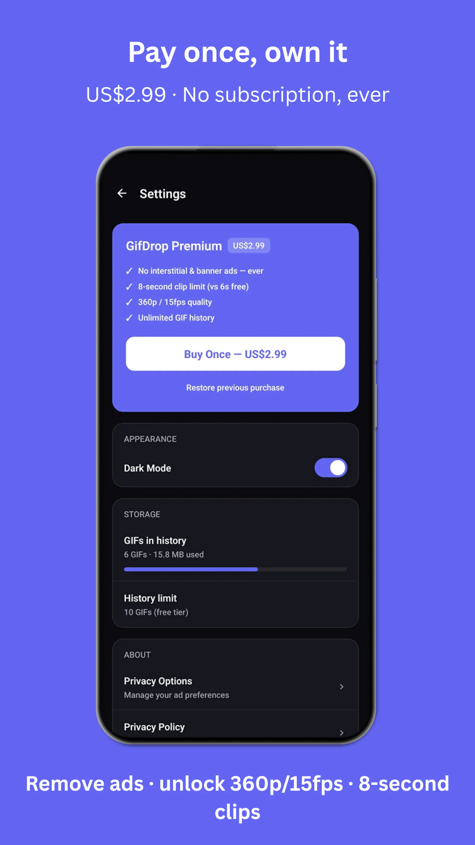 GifDrop: Video to GIF Maker screenshot 8