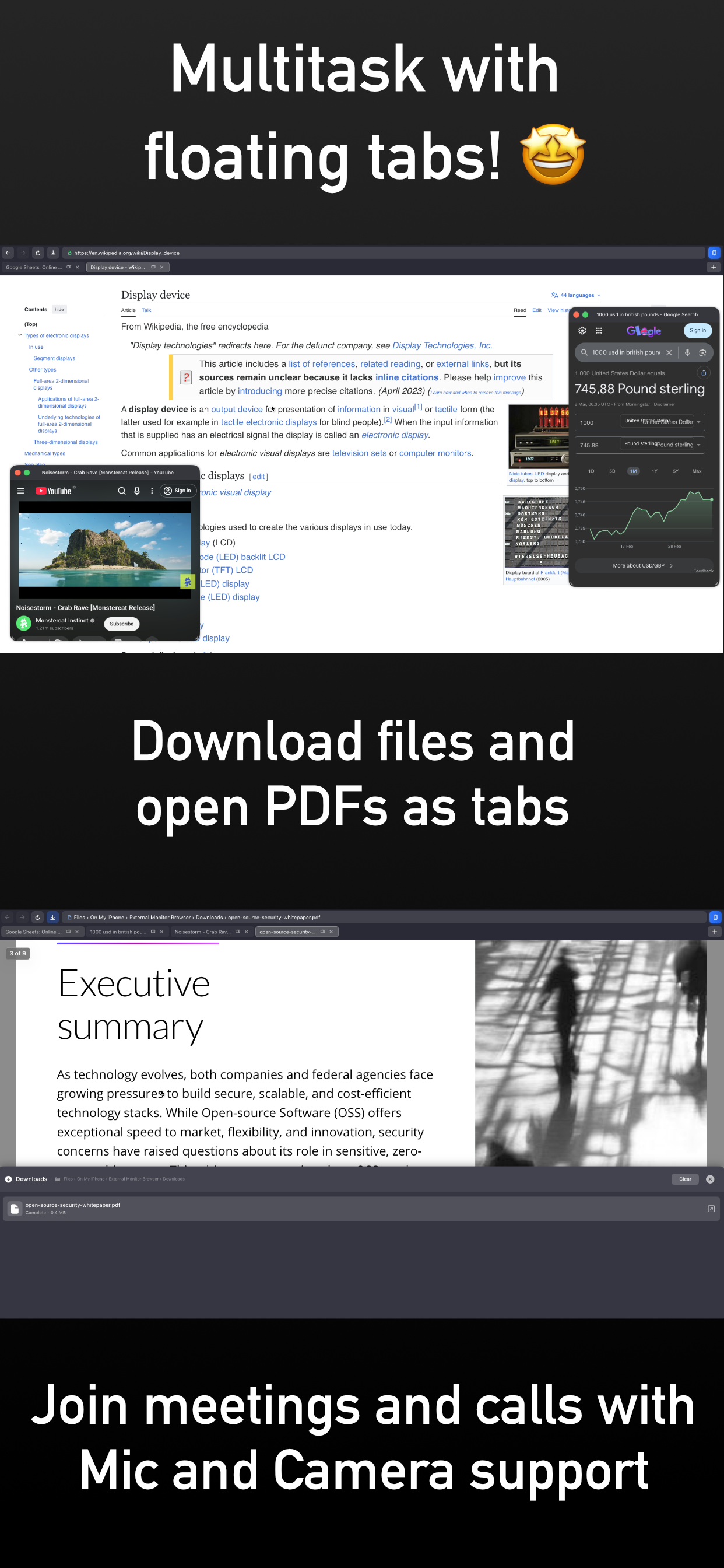 External Display Browser for iPhone gallery image