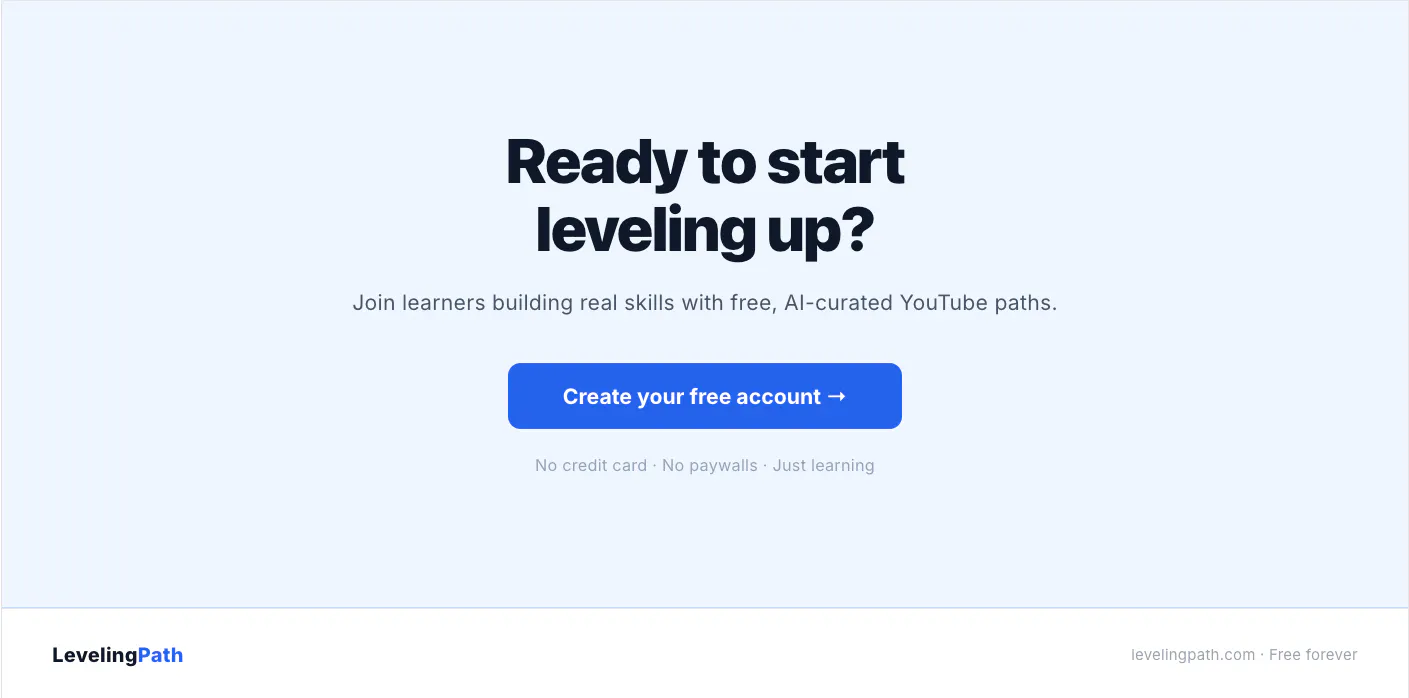 LevelingPath — Learn Anything Free gallery image