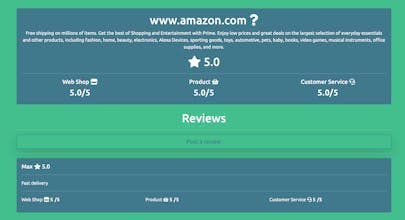 Web Shop Reviews gallery image