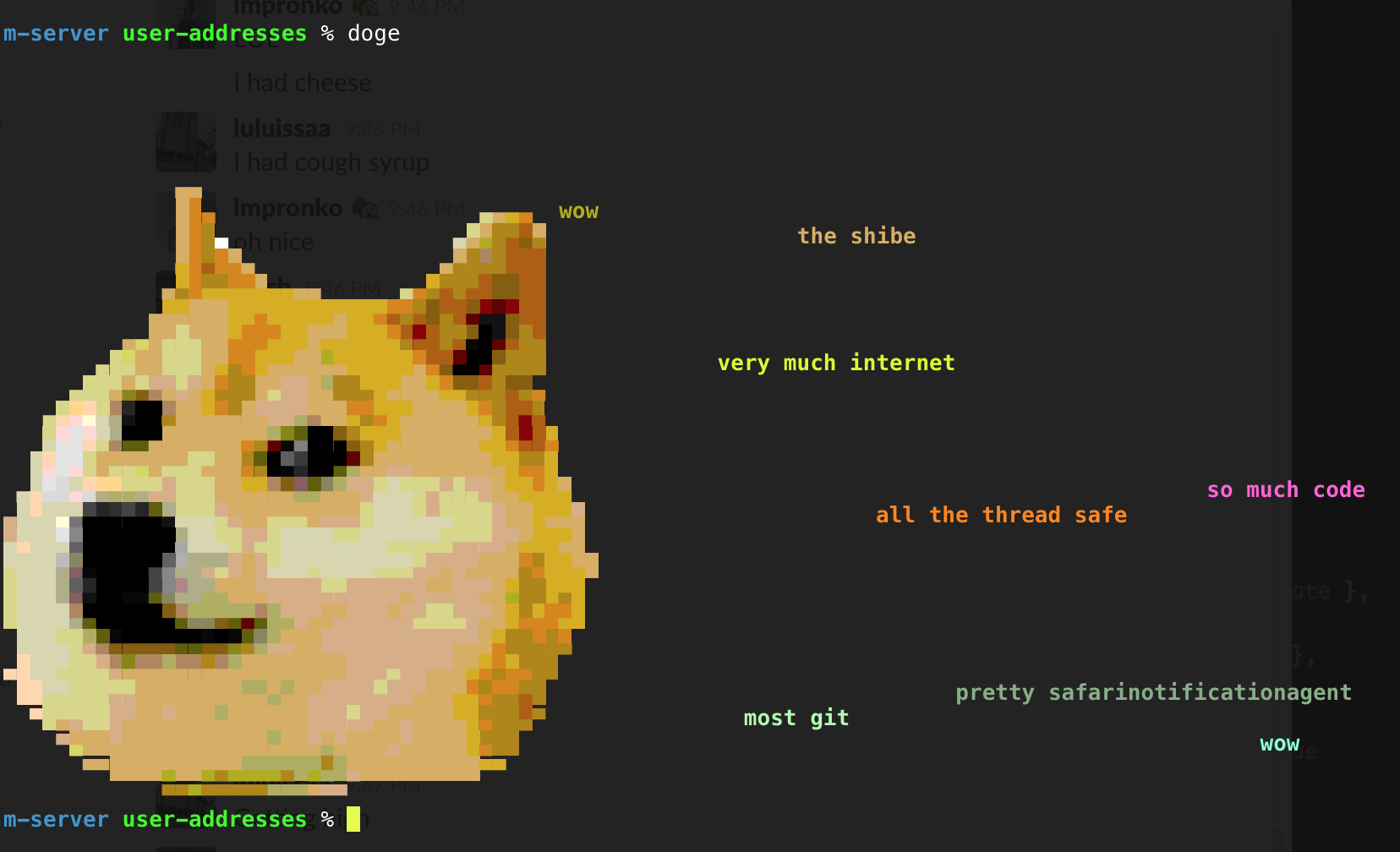 wow very terminal doge