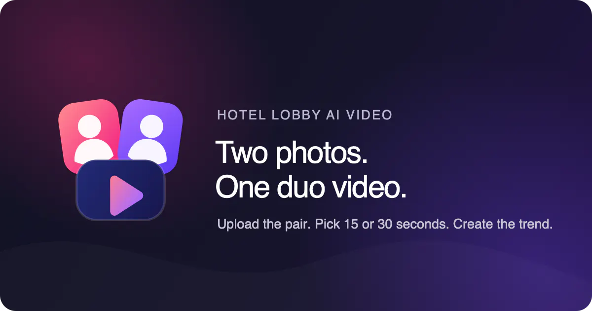Hotel Lobby AI Video gallery image