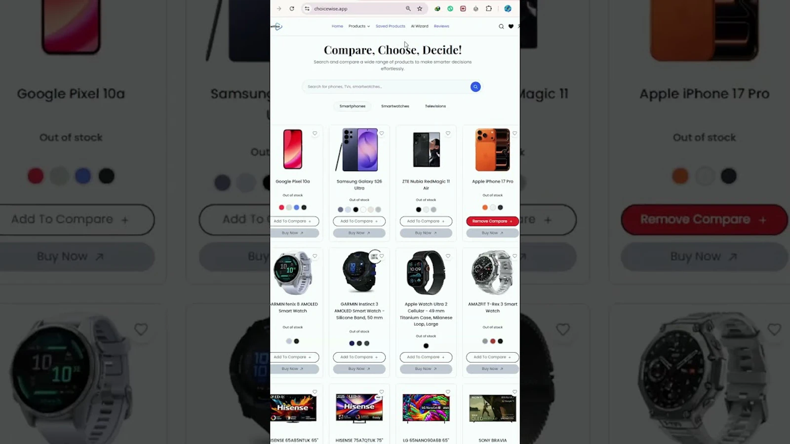 ChoiceWise screenshot 1 (video preview)