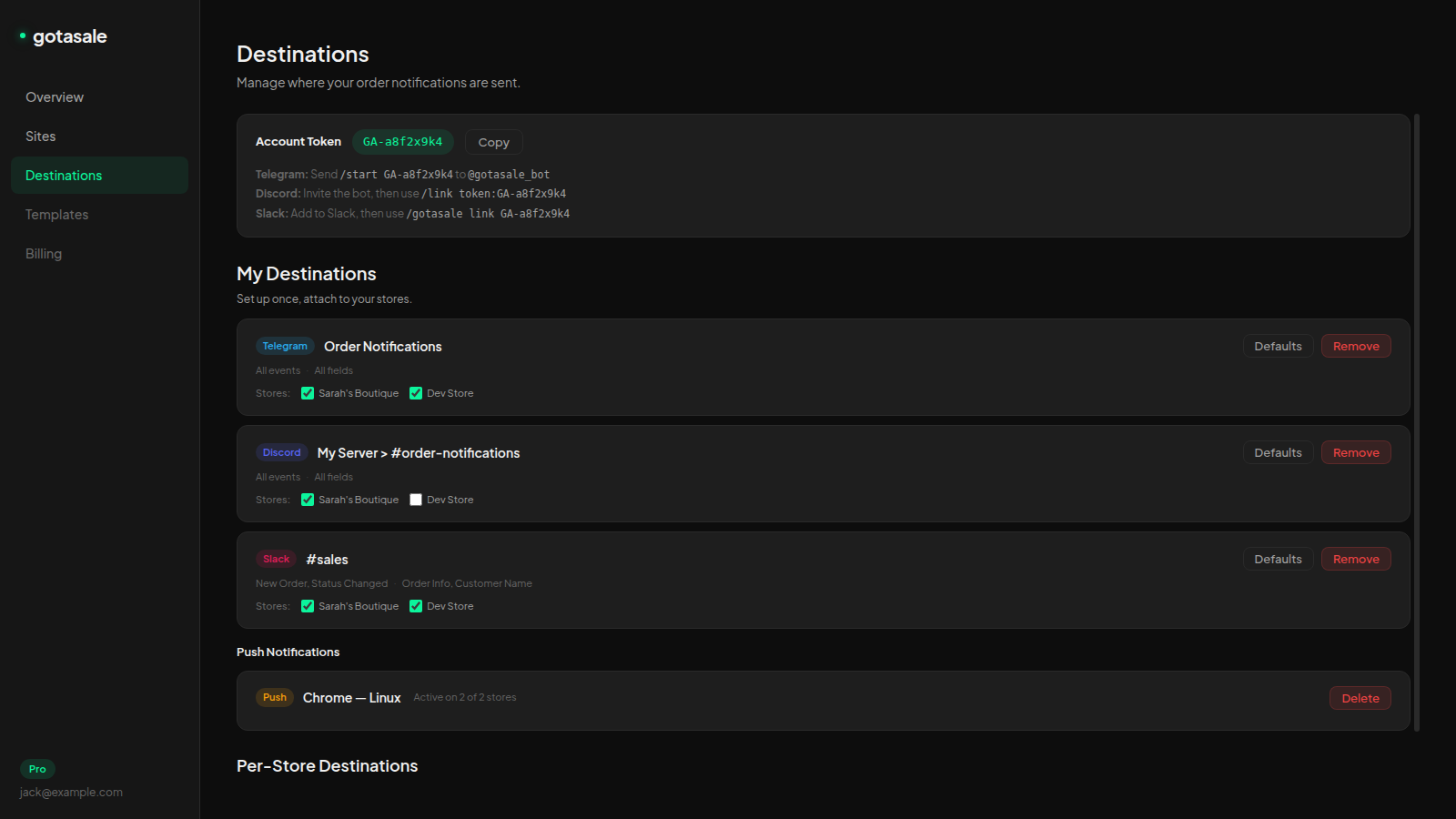 gotasale - E-Commerce Notifications media 4