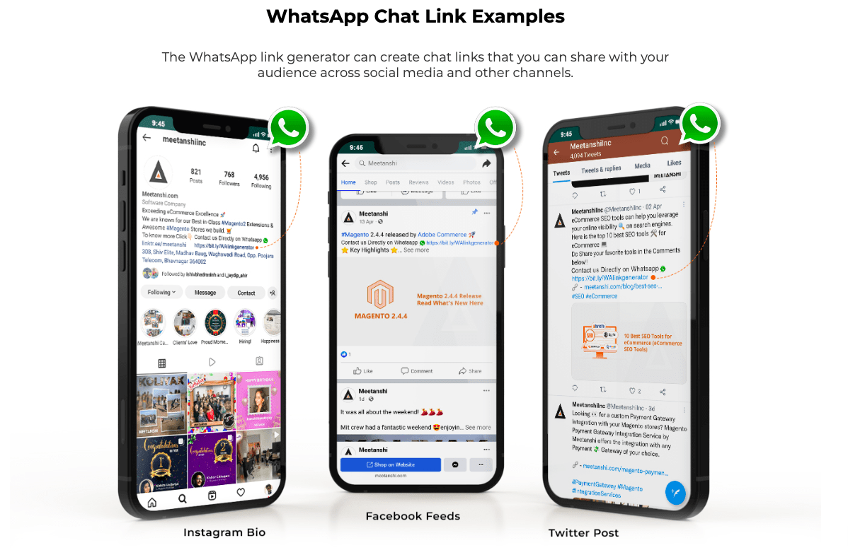 Generatore di collegamenti WhatsApp media 2