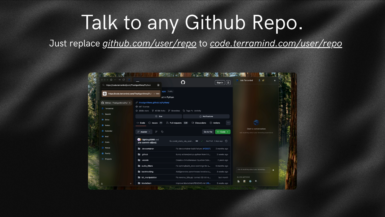Terramind: Code gallery image