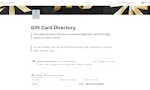 Gift Card Directory image