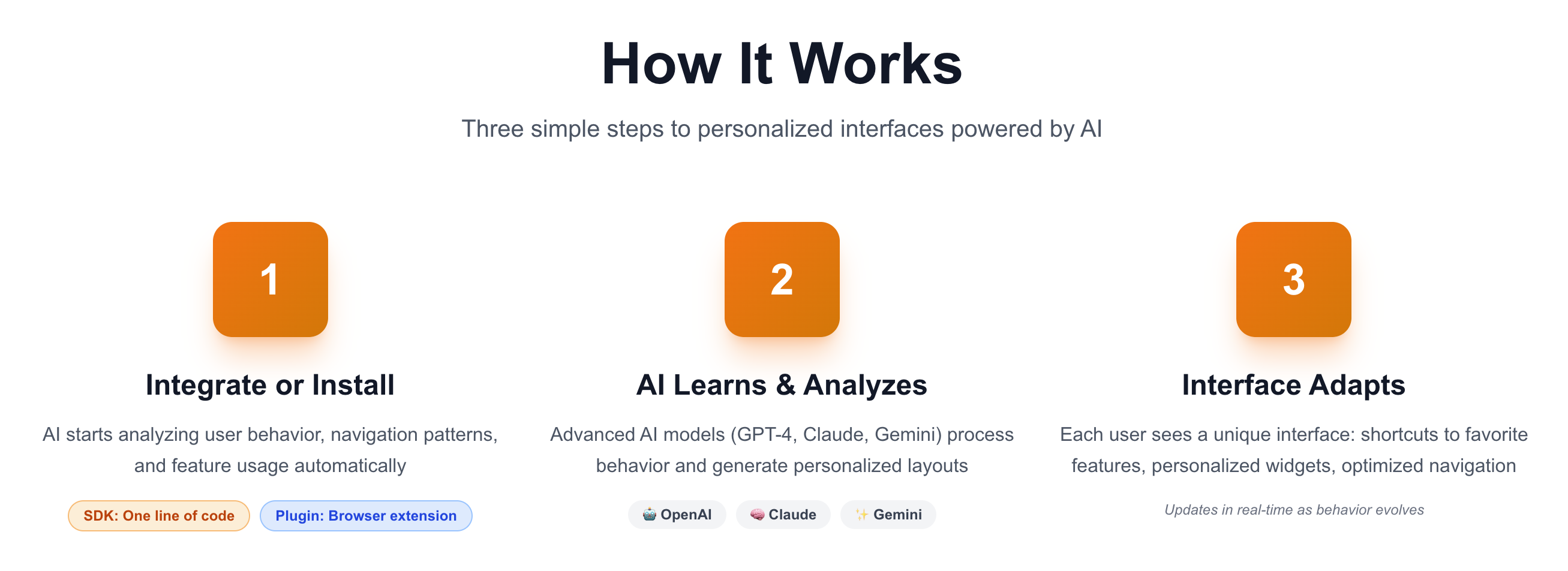 Dynamic Interfaces - Screenshot 2 showing product features and functionality