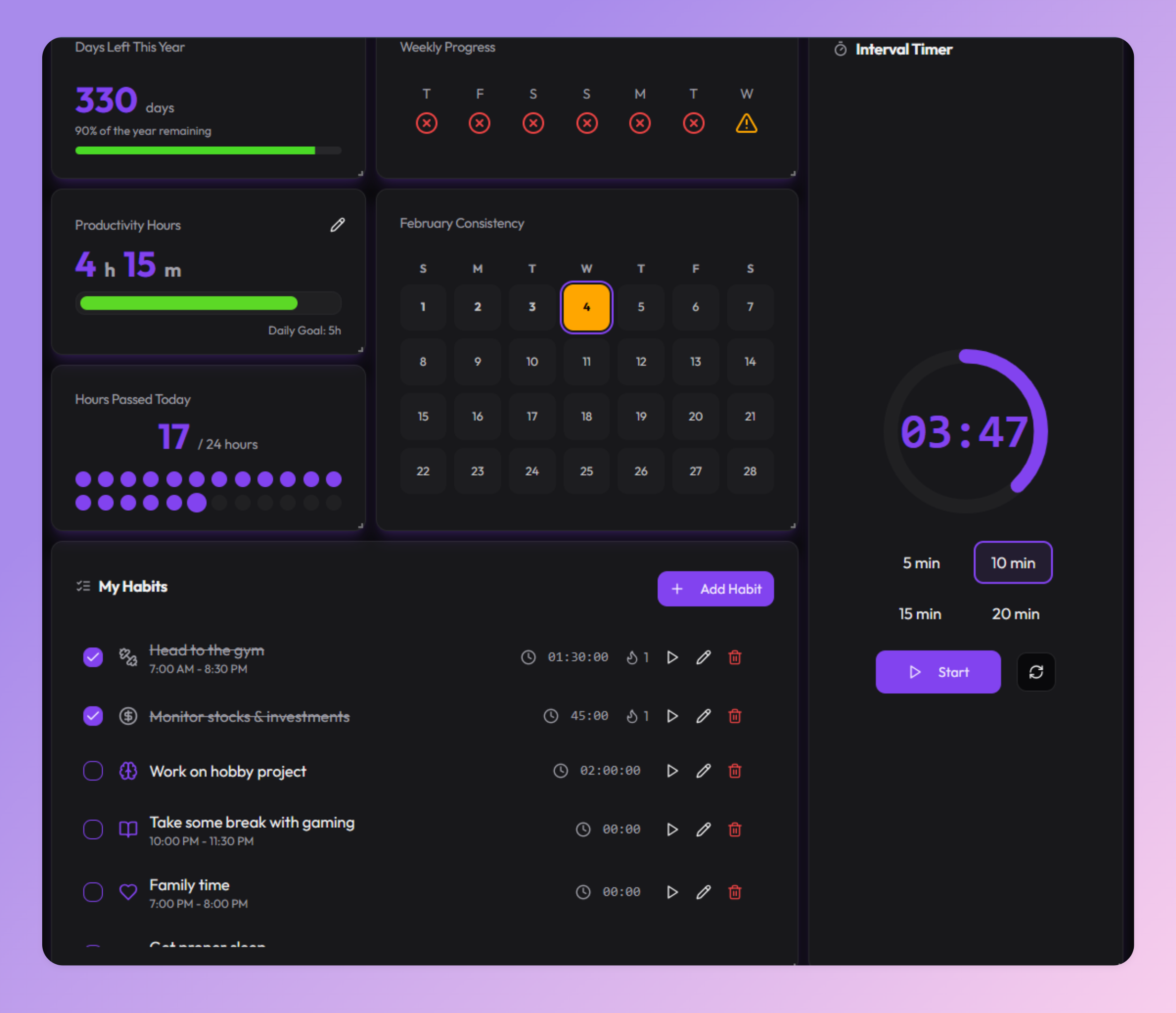 Habit Bento gallery image