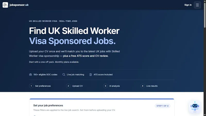Jobsponsor.uk screenshot 3