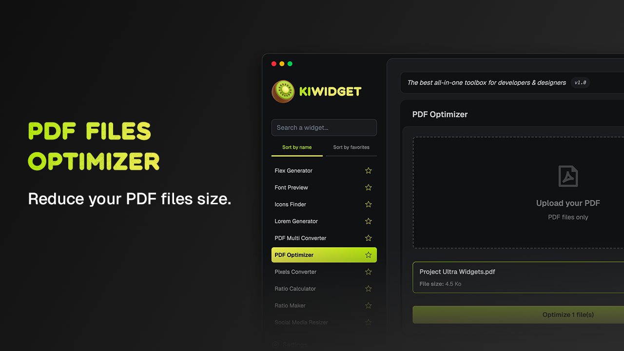 Kiwidget v1.3.0 gallery image